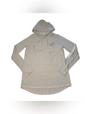 Preppy Vineyard Vines Edgartown long sleeve sweatshirt gray cotton blend small☁️
